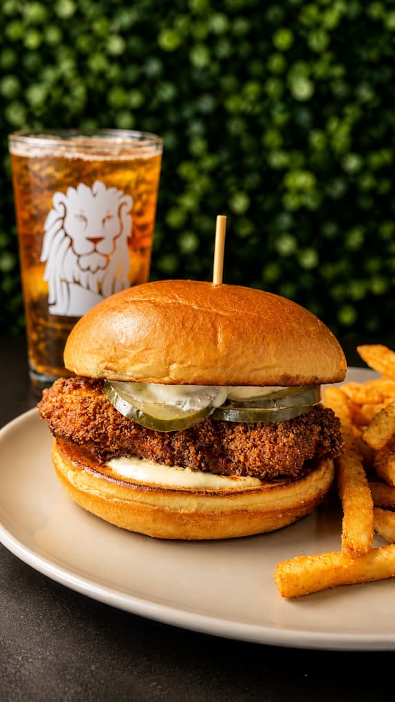 Food and drinks at The Pickle Yard
